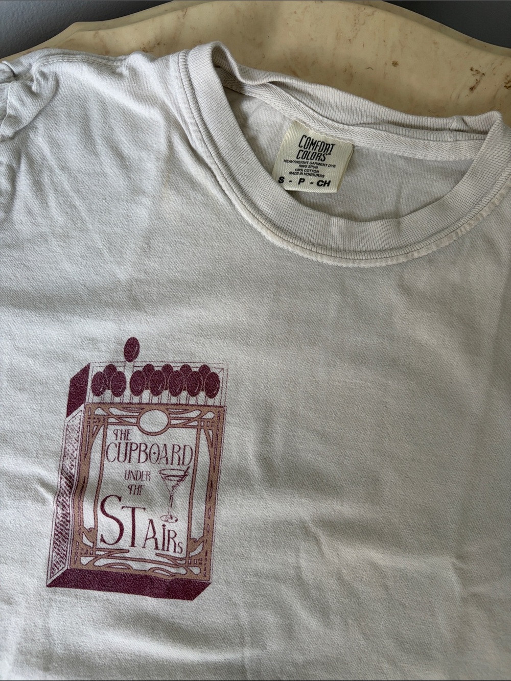 Harry Potter Comfort Colors Cream Short Sleeve Tee